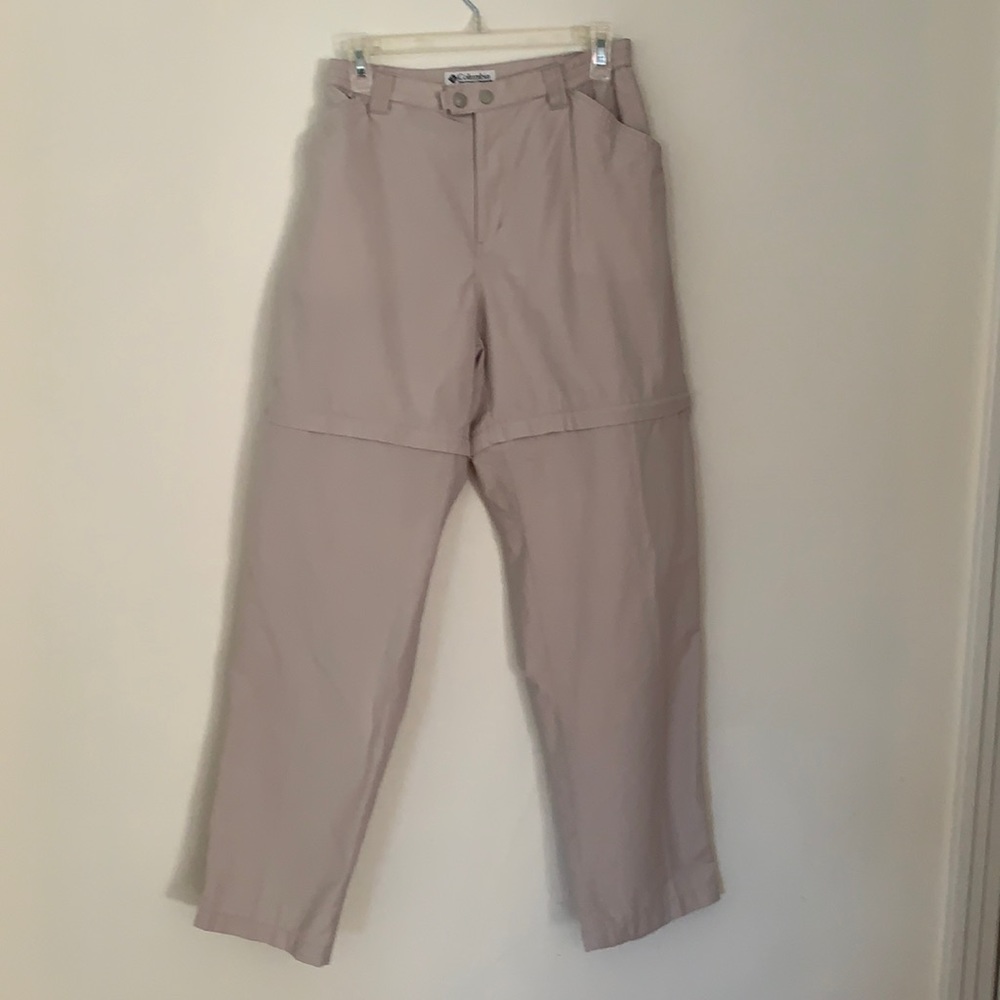 Columbia convertible zip-off pants size 12